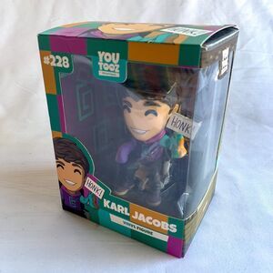YOUTOOZ  KARL JACOBS #228  ViNYL FIGURE IOB WITH UNSCRATCHED CODE READ